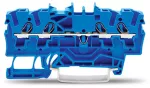 4-przewodowa złączka przelotowa 2,5 mm², niebieska 2002-1404