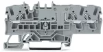 3-przewodowa złączka przelotowa 2,5 mm², szara 2002-1701