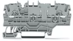 2-przewodowa złączka przelotowa 2,5 mm², szara 2002-1901