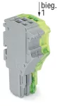 1-przewodowe gniazdo Push-in CAGE CLAMP®, szary/żółto-zielony 2020-103/000-036