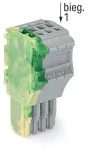 Gniazdo 1-przewodowe Push-in CAGE CLAMP®, żółto-zielony/szary 2020-104/000-037