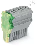 Gniazdo 1-przewodowe Push-in CAGE CLAMP®, żółto-zielony/szary 2020-110/000-037