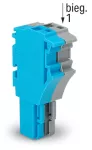 Gniazdo 1-przewodowe Push-in CAGE CLAMP®, żłt-ziel/niebieski/szary 2022-102/000-039