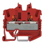 Złączka przelotowa Mini 2-przewodowa z przyciskami 2,5 mm², czerwony 2252-1203