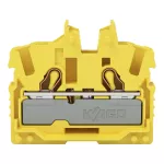 Złączka przelotowa Mini 2-przewodowa z otworem montażowym 2,5 mm², żółty 2052-306