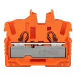 Złączka przelotowa Mini 2-przewodowa z otworem montażowym 2,5 mm², pomarańczowy 2052-302