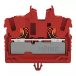Złączka przelotowa Mini 2-przewodowa z przyciskami 2,5 mm², czerwony 2252-313