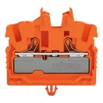 Złączka przelotowa Mini 2-przewodowa z przyciskami 2,5 mm², pomarańczowy 2252-312