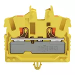 Złączka przelotowa Mini 2-przewodowa z przyciskami 2,5 mm², żółty 2252-316