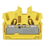 Złączka przelotowa Mini 2-przewodowa z otworem montażowym 2,5 mm², żółty 2052-326