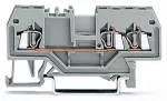 3-przewodowa złączka przelotowa 1,5 mm², szara 279-681