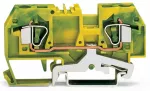 2-przewodowa złączka PE 6 mm², żółto-zielona 282-907/999-950