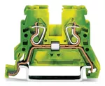 2-przewodowa złączka PE 2,5 mm², żółto-zielona 870-907/999-950