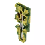Moduł wewnętrzny 1-przewodowe gniazdo CAGE CLAMP®, żółto-zielony
