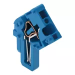 Moduł wewnętrzny 1-przewodowe gniazdo konstrukcja kątowa, CAGE CLAMP®, 4mm2, niebieski