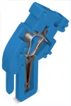 Moduł końcowy 1-przewodowe gniazdo konstrukcja kątowa, CAGE CLAMP®, 4mm2, niebieski