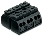 4-przewodowy blok zasilający 3-bieg., czarny 862-503