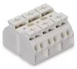 4-przewodowy blok zasilający 3-bieg., biały 862-603