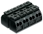 4-przewodowy blok zasilający 4-bieg., czarny 862-9504