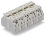 4-przewodowy blok zasilający 5-bieg., biały 862-9625