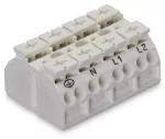 4-przewodowy blok zasilający do zastosowań Ex e II 4-bieg., biały 862-1604/999-950