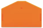Ścianka końcowa/wewnętrzna gr. 2,5 mm, pomarańczowa 280-313