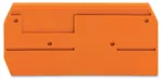 Ścianka końcowa/wewnętrzna gr. 2,5 mm, pomarańczowa 880-328