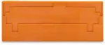 Ścianka rozdzielająca gr. 2 mm wystająca, pomarańczowa 283-329