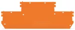 Ścianka końcowa/wewnętrzna gr. 1 mm, pomarańczowa 870-169