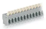 Złączka do płytek drukowanych przycisk 2,5 mm² RM 5/5,08 mm 3-bieg, szara 257-403