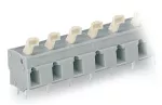 Złączka do płytek drukowanych przycisk 2,5 mm² RM 10/10,16 mm 3-bieg, szara 257-603