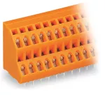 2-piętrowa złączka do płytek drukowanych 2,5 mm² RM 5,08 mm 4-bieg, pomarańczowa 736-302