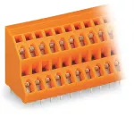 2-piętrowa złączka do płytek drukowanych 2,5 mm² RM 5,08 mm 4-bieg, pomarańczowa 736-402