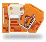 Modularna złączka do płytek drukowanych z łącznikiem nożowym 2,5 mm² RM 5,08 mm, pomarańczowa