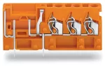 3-przew modul zł do płytek druk z mocowaniem bezpiecznika 2,5 mm² RM 5,08 mm, pomarańczowa