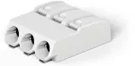 Złączka SMD do płytek drukowanych przycisk 0,75 mm² raster 4mm 3-bieg., biała