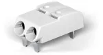 Złączka THR do płytek drukowanych przycisk 0,75 mm² raster 4mm 2-bieg., biała