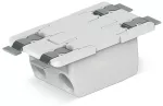 Złączka SMD-Through-Board do pł.druk. 0,75 mm² raster 6,5 mm 2-bieg., biała 2070-462/998-406