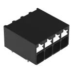 Złączka THR do płytek drukowanych przycisk 1,5 mm² RM 3,5 mm 4-bieg, czarny 2086-1204/300-000