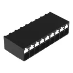 Złącze THR do PCB przycisk 1,5 mm² raster 3,5 mm 9-bieg., czarny 2086-1209/997-607