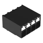 Złączka THR do płytek drukowanych przycisk 1,5 mm² RM 3,5 mm 4-bieg, czarny 2086-1224/300-000
