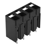 Złączka THR do płytek drukowanych przycisk 1,5 mm² RM 5 mm 4-bieg, czarny 2086-3104