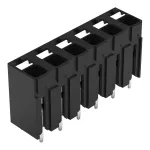 Złączka THR do płytek drukowanych przycisk 1,5 mm² RM 5 mm 6-bieg, czarny 2086-3106