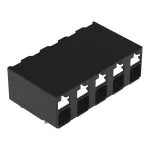 Złączka THR do płytek drukowanych przycisk 1,5 mm² RM 5 mm 5-bieg, czarny 2086-3205/300-000