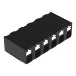 Złączka THR do płytek drukowanych przycisk 1,5 mm² RM 5 mm 6-bieg, czarny 2086-3206