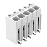 Złączka SMD do PCB przycisk 1,5 mm² raster 3,5 mm 5-bieg., biały 2086-1105/700-650/997-605