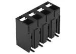 Złączka SMD do płytek drukowanych przycisk 1,5 mm² RM 5 mm 4-bieg, czarny 2086-3104/700-000/997-605