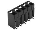 Złączka SMD do płytek drukowanych przycisk 1,5 mm² RM 5 mm 5-bieg, czarny 2086-3105/700-000/997-607