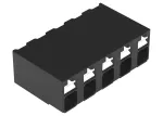 Złączka SMD do płytek drukowanych przycisk 1,5 mm² RM 5 mm 5-bieg, czarny 2086-3205/700-000/997-607