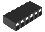 Złączka SMD do płytek drukowanych przycisk 1,5 mm² RM 5 mm 6-bieg, czarny 2086-3206/700-000/997-607